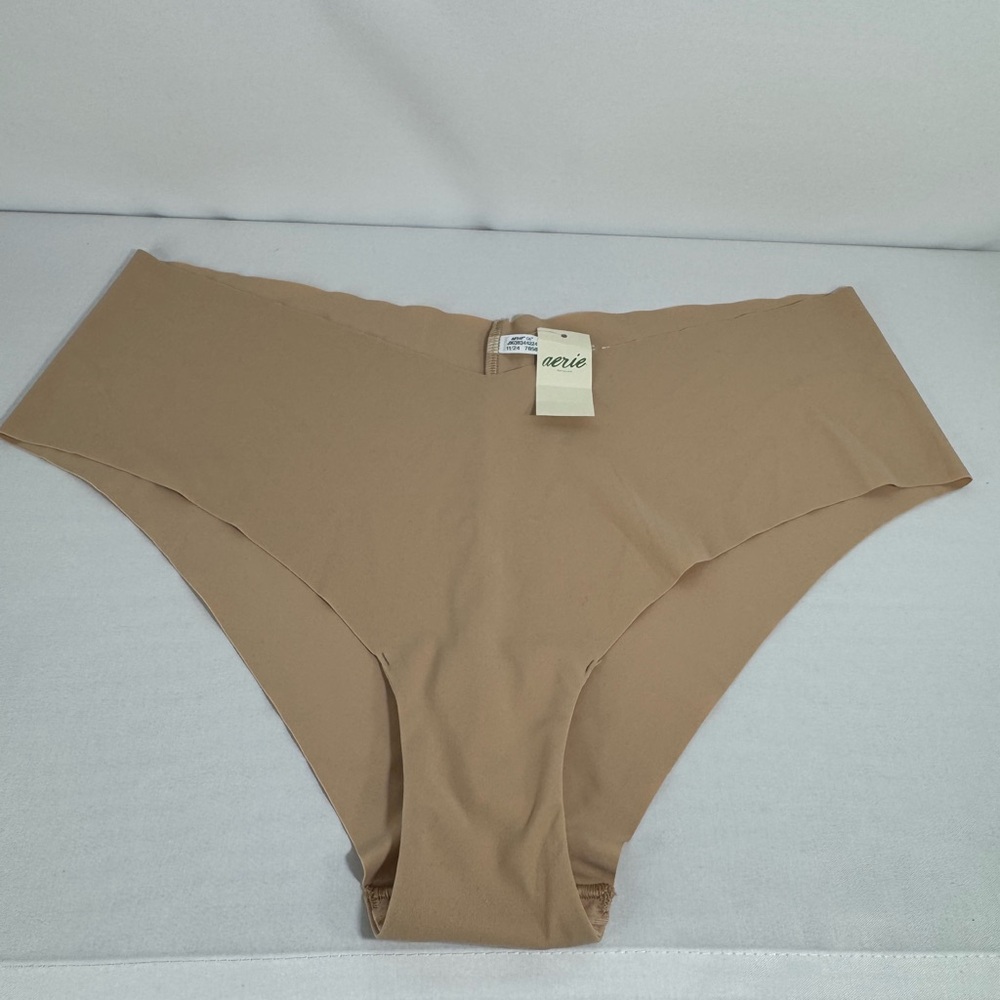 aerie Tan Seamless Hipster Panty